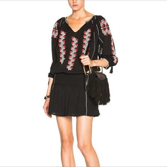 Robe David Meister Multicolore Taille 4 - Coton/Polyester - Manches 3/4 - Occasion Très Bon état